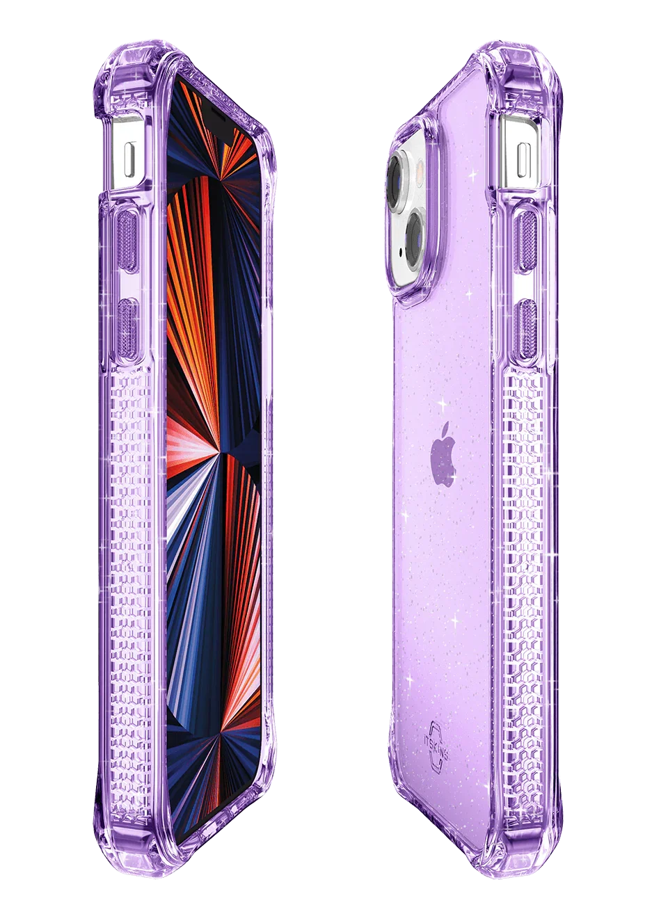 Itskins Hybrid Spark iPhone 13 Pro Cover - Light Purple - Tashqila Itskins Hybrid Spark iPhone 13 Pro Cover - Light Purple - Tashqila